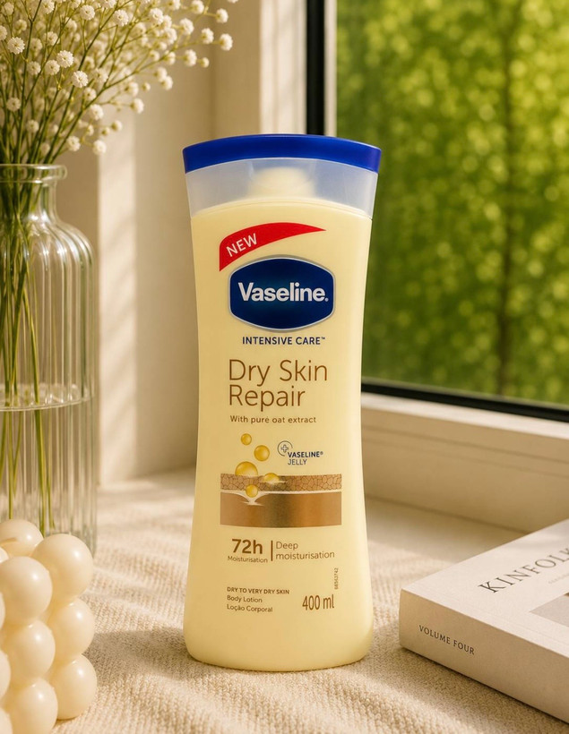 لوسیون بدن وازلین ۴۰۰ میل مدل Dry skin اورجینال