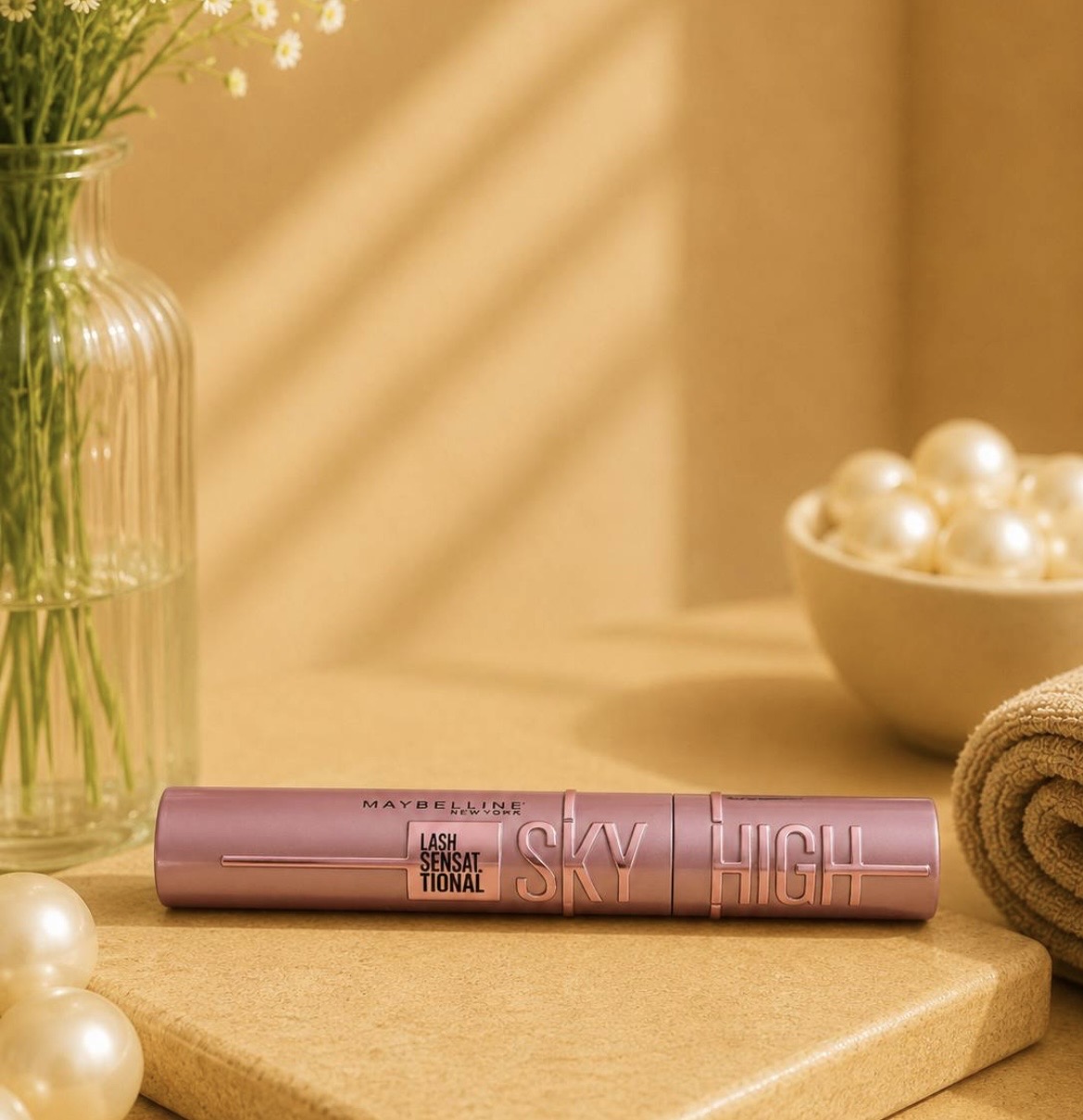 ریمل حجم دهنده و بلنده کننده میبلین Maybelline مدل اسکای های SKY HIGH اورجینال