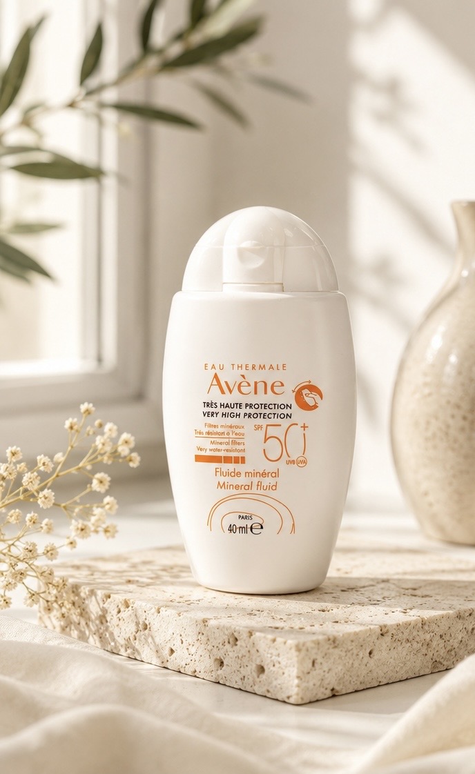 ضدآفتاب مینرال اَون SPF50+ مدل Mineral Fluid حجم ۴۰ میلی لیتر مناسب پوست حساس